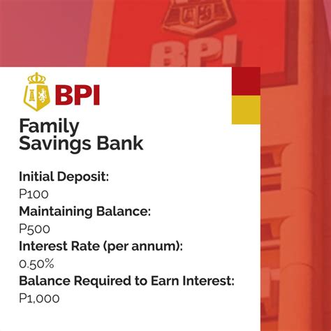 bpi family account